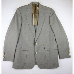 JOHN WEITZ BY PALM BEACH - MEN'S VINTAGE BEIGE BLAZER JACKET - SIZE 44R -